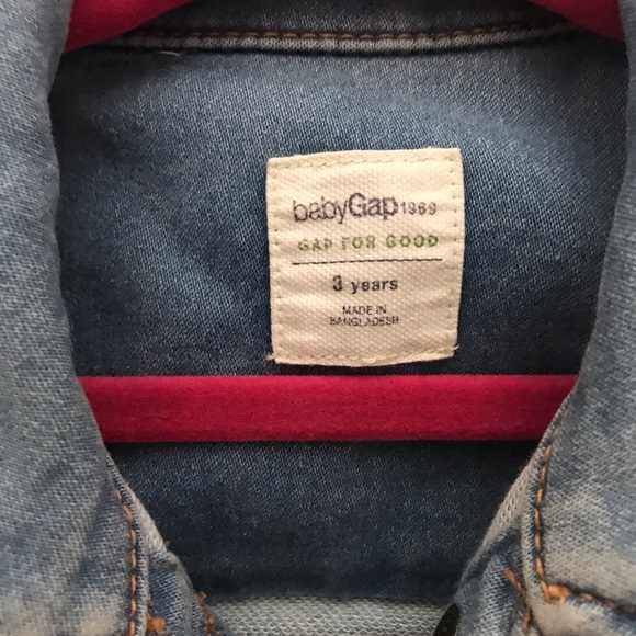 Baby Gap toddler girls denim jacket. Size 3T. - Picture 2 of 7